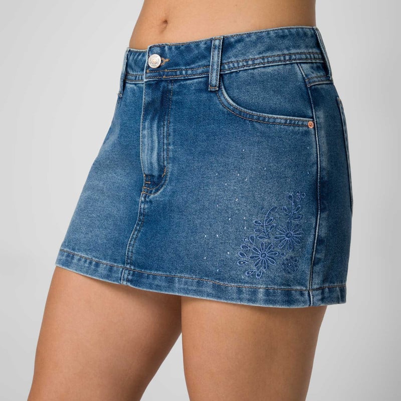 SHORTS DENIM MUJER CECILHIA - 4