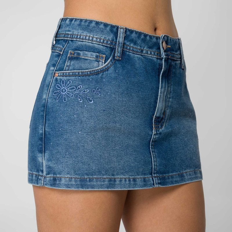 SHORTS DENIM MUJER CECILHIA - 5