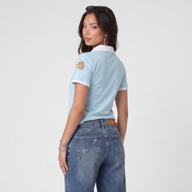 POLO MODA JERSEY FULL LYCRA MUJER KAROLY-SNOOPY - 3