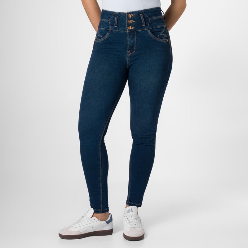 PANTALON DENIM STRETCH MUJER LAITY - 1