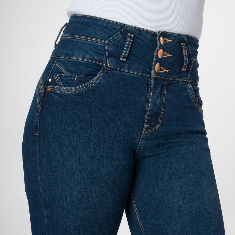 PANTALON DENIM STRETCH MUJER LAITY - 4