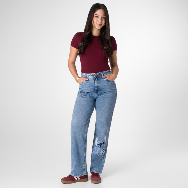 PANTALON DENIM STRETCH MUJER NAINA-DISNEY - 2