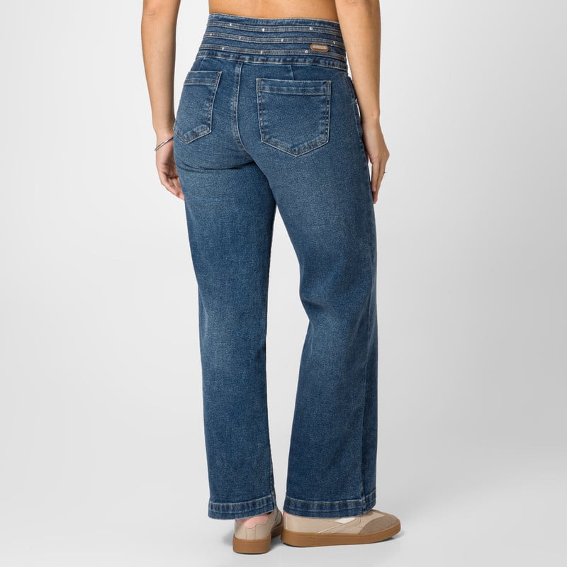 PANTALON DENIM STRETCH MUJER NHAYAN - 3