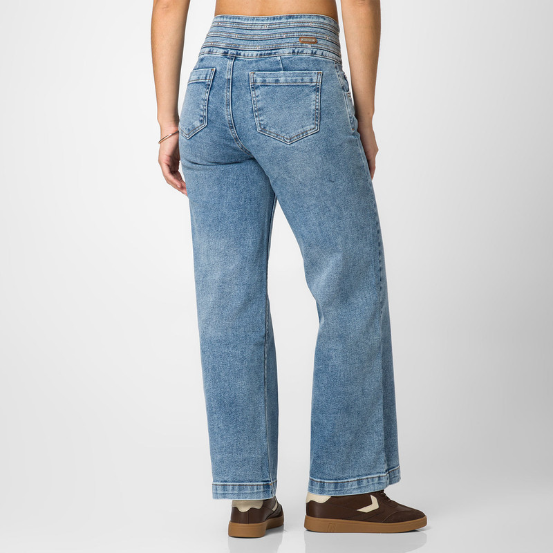 PANTALON DENIM STRETCH MUJER NHAYAN - 3