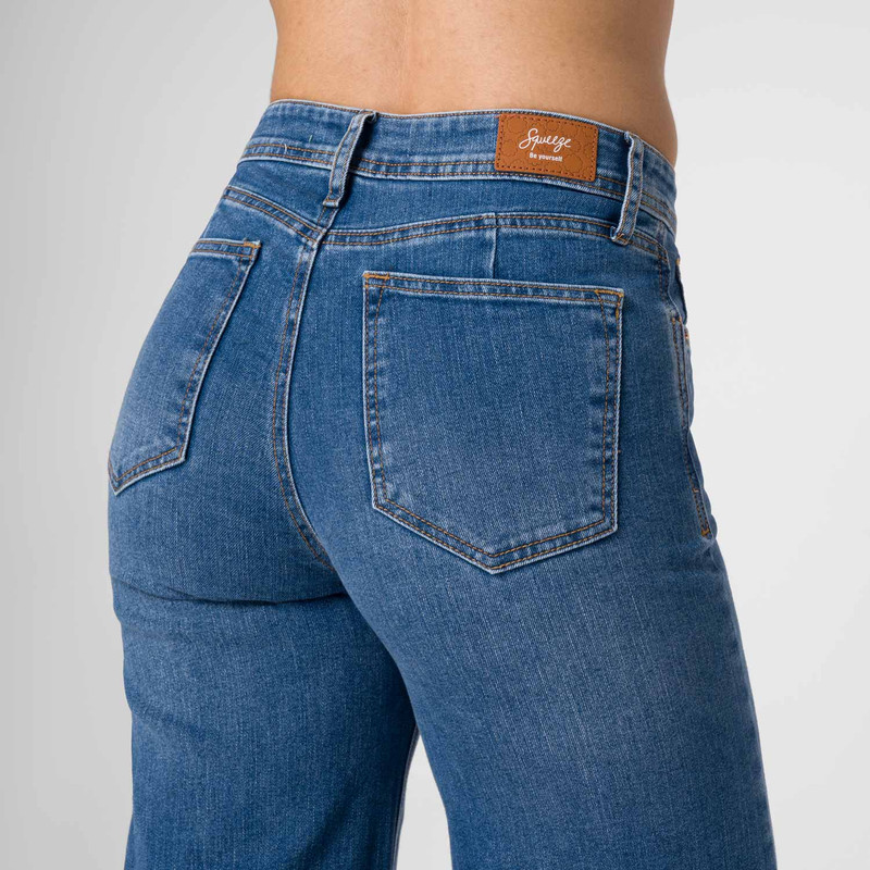 PANTALON DENIM STRETCH MUJER ARMY-SNOOPY - 5