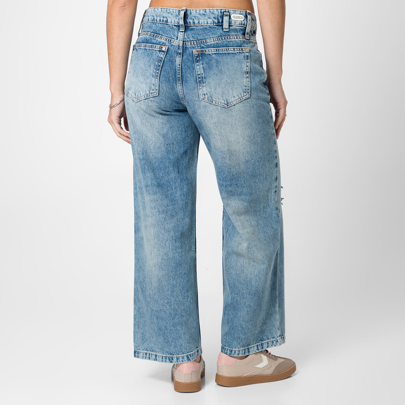 PANTALON DENIM MUJER AZELLA - 3