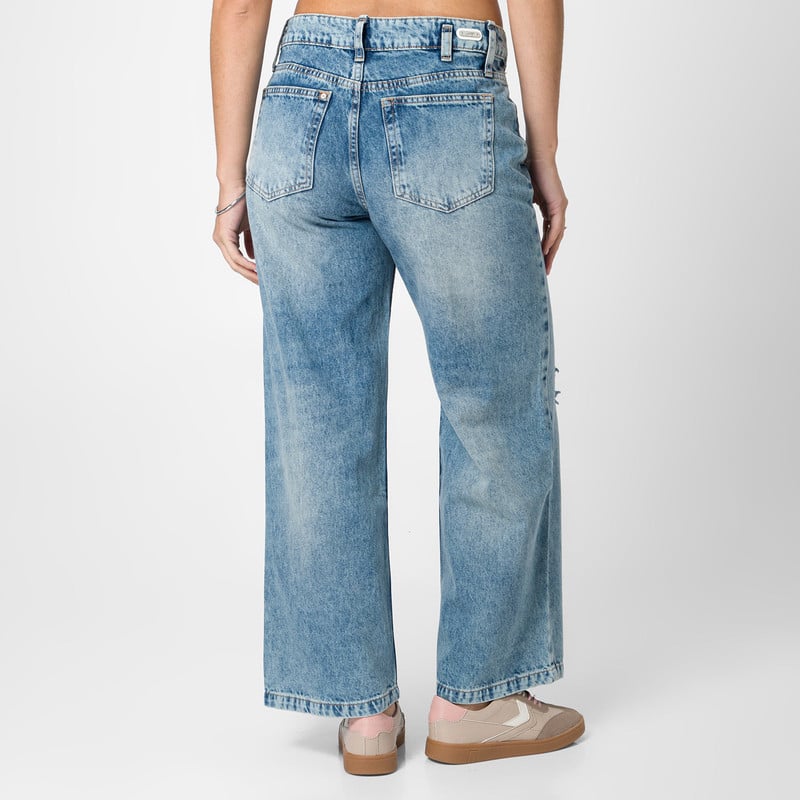 PANTALON DENIM MUJER AZELLA - 3