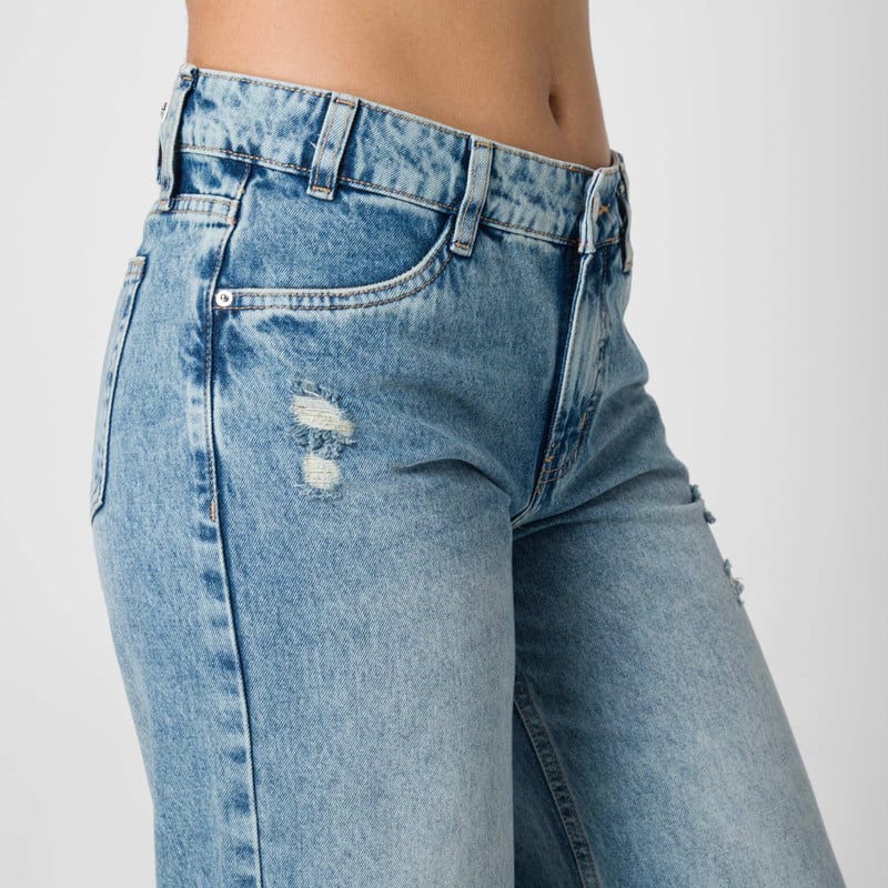 PANTALON DENIM MUJER AZELLA - 4