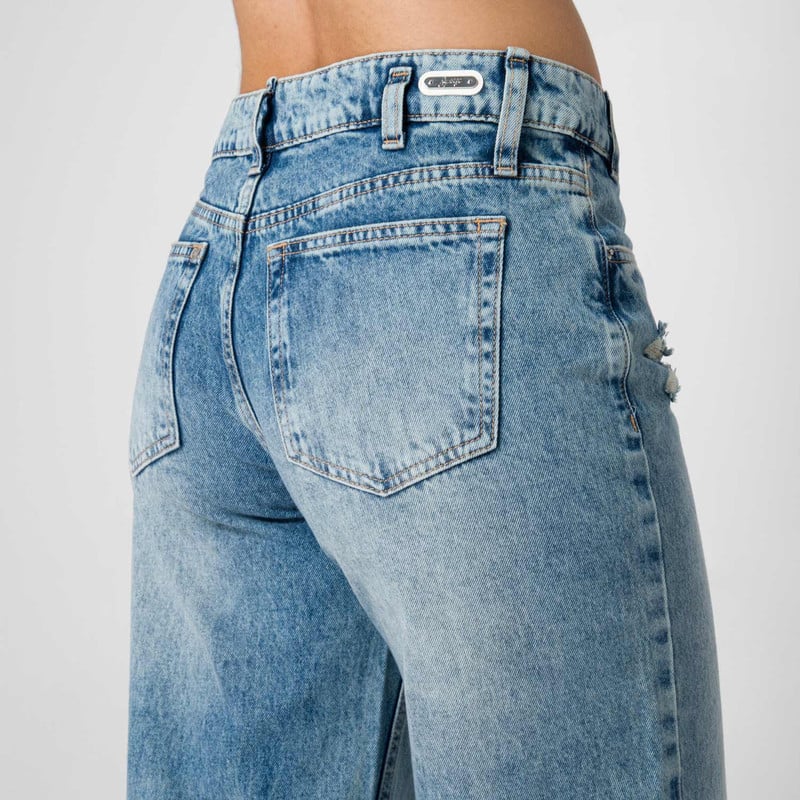 PANTALON DENIM MUJER AZELLA - 5