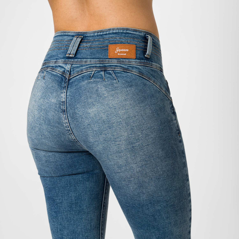 PANTALON DENIM STRETCH MUJER MACKEYLA - 5