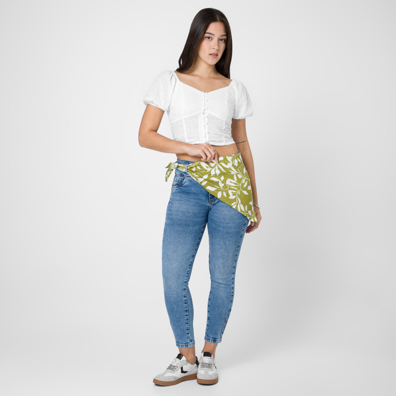 PANTALON DENIM STRETCH MUJER ANDREINAH - 2