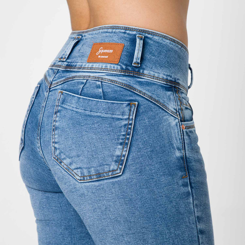 PANTALON DENIM STRETCH MUJER ANDREINAH - 5