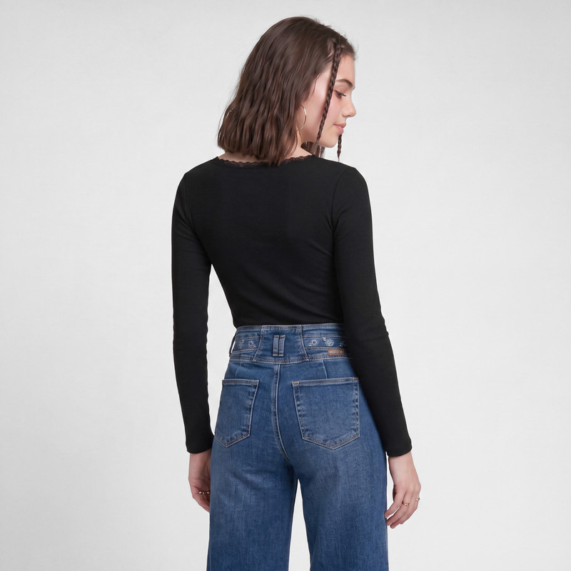 POLO MODA RIB LYCRADO MUJER ZIENHA - 3