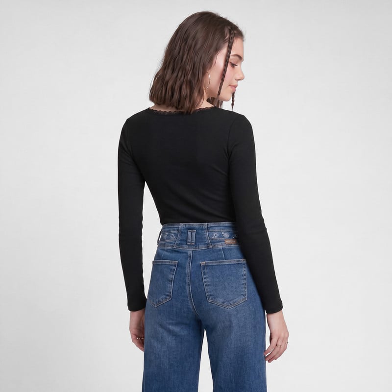 POLO MODA RIB LYCRADO MUJER ZIENHA - 3