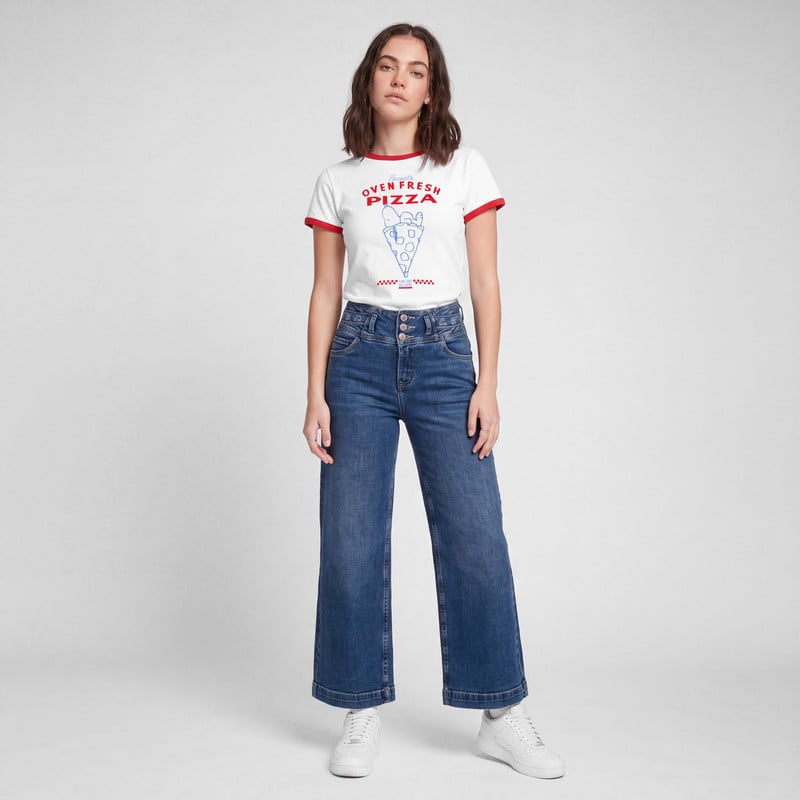 POLO MODA JERSEY FULL LYCRA MUJER SIRAK--SNOOPY - 2