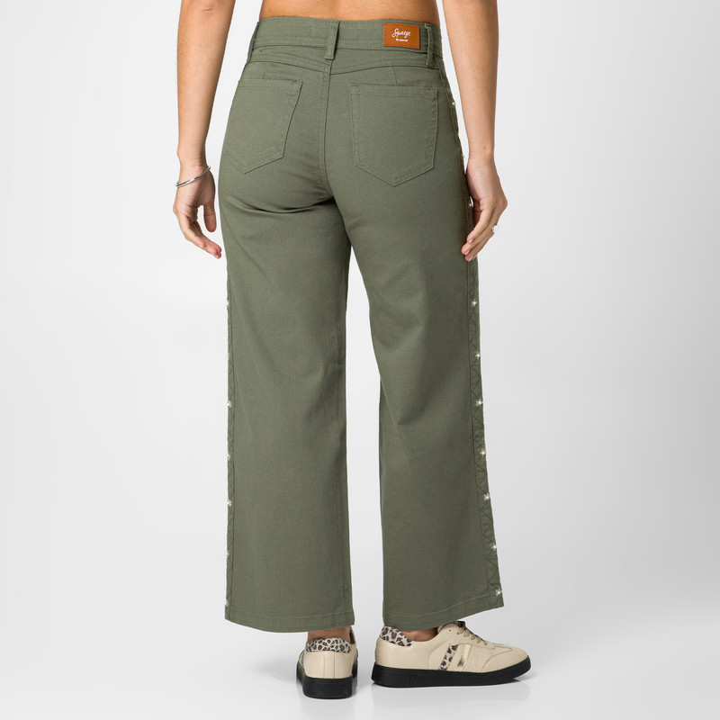 PANTALON DRILL STRETCH MUJER MOISA - 3