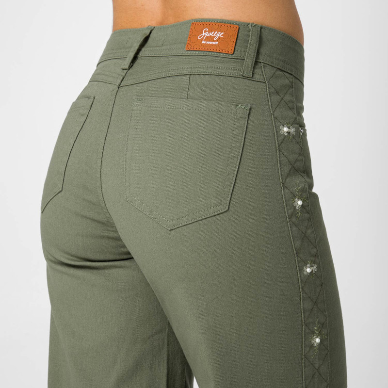 PANTALON DRILL STRETCH MUJER MOISA - 5