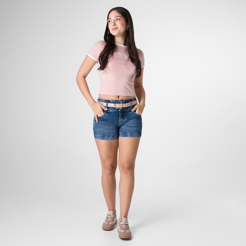 SHORT DENIM STRETCH MUJER LUARAH - 2