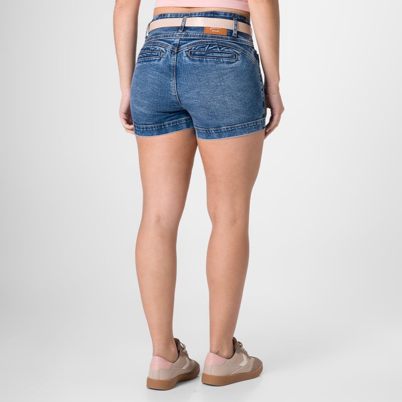 SHORT DENIM STRETCH MUJER LUARAH - 3