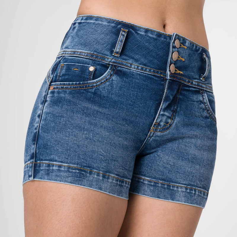 SHORT DENIM STRETCH MUJER LUARAH - 4