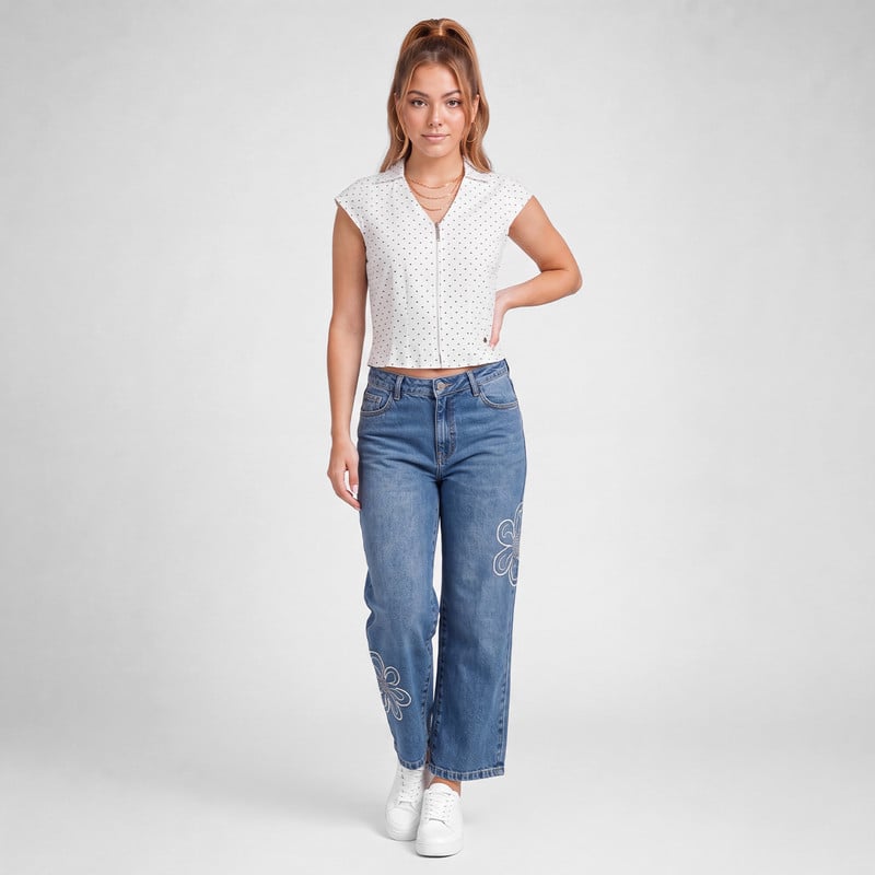 BLUSAS POPELINA MUJER AHIKO - 2