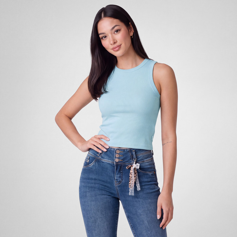 TOPS RIB LYCRADO MUJER MEYTI - 1