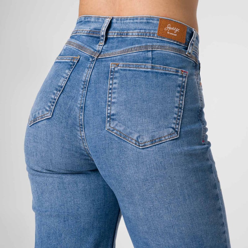 PANTALON DENIM STRETCH MUJER CIRCE-SNOOPY - 5