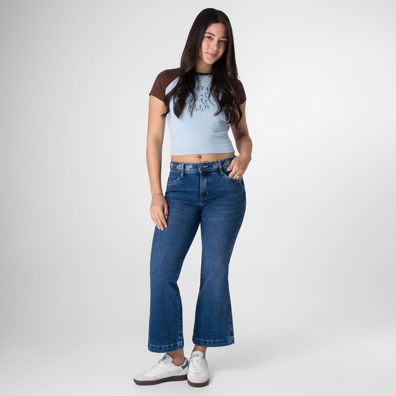 PANTALON DENIM STRETCH MUJER MIELITH - 2