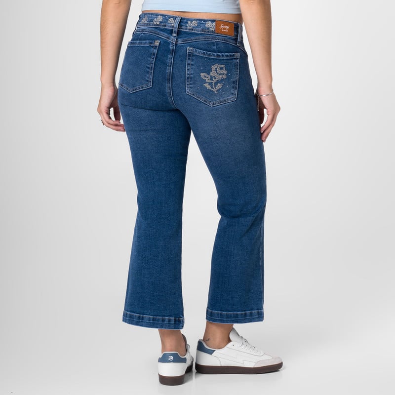 PANTALON DENIM STRETCH MUJER MIELITH - 3