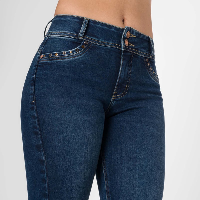 PANTALON DENIM STRETCH MUJER LIALIETH - 4