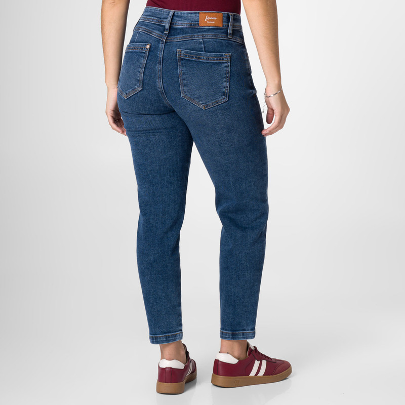 PANTALON DENIM STRETCH MUJER TOPACIE - 3