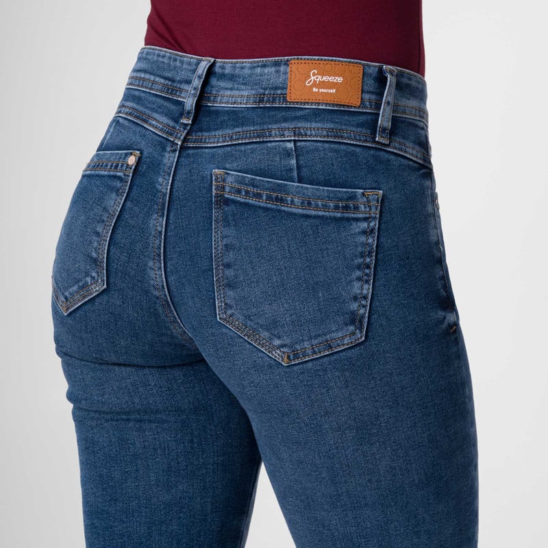 PANTALON DENIM STRETCH MUJER TOPACIE - 5