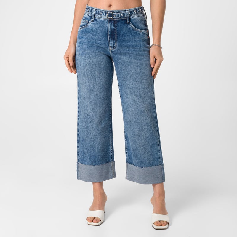 PANTALON DENIM STRETCH MUJER TIANNAH - 1