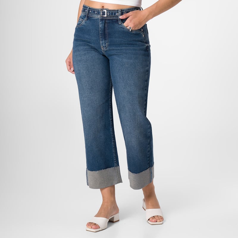 PANTALON DENIM STRETCH MUJER TIANNAH - 1