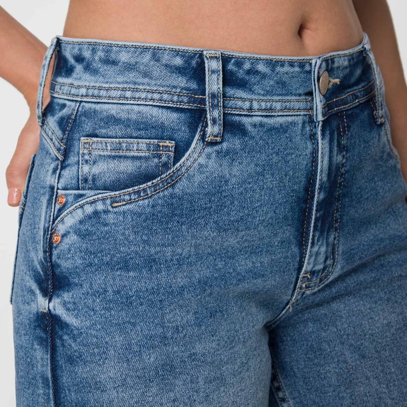 PANTALON DENIM STRETCH MUJER TIANNAH - 4