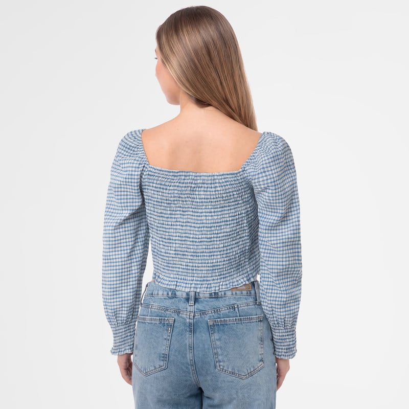 BLUSAS CUADROS MUJER ORLINA - 3