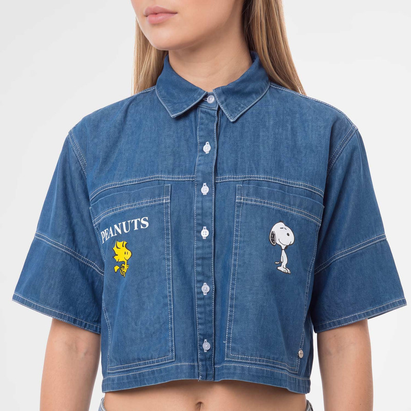 BLUSAS DENIM MUJER THAIS-SNOOPY - 4