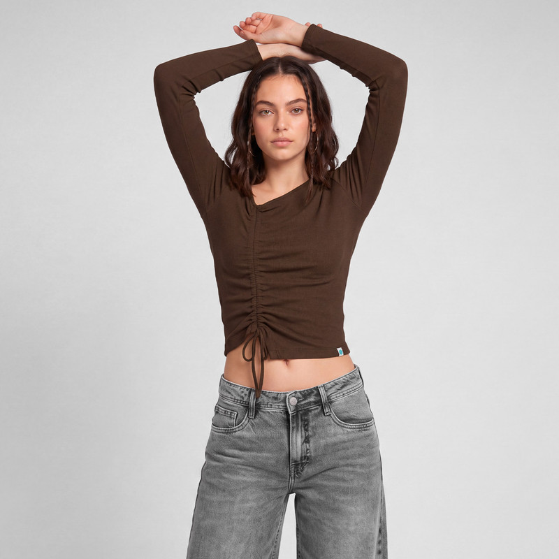 POLO MODA RIB LYCRADO MUJER NAREZA - 1