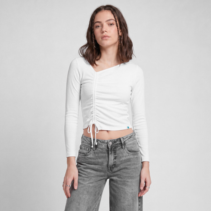 POLO MODA RIB LYCRADO MUJER NAREZA - 1