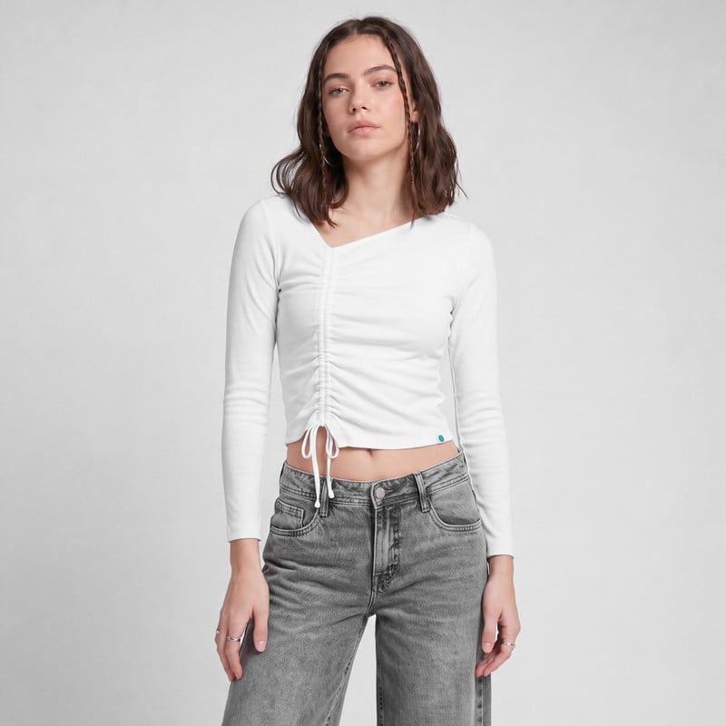 POLO MODA RIB LYCRADO MUJER NAREZA - 1