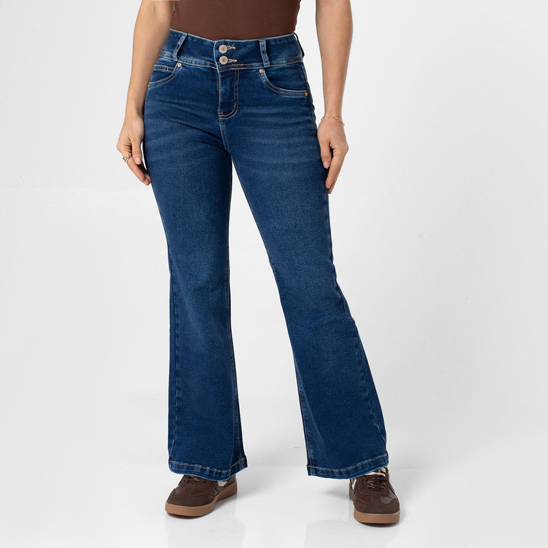 PANTALON DENIM STRETCH MUJER LUARYH - 1