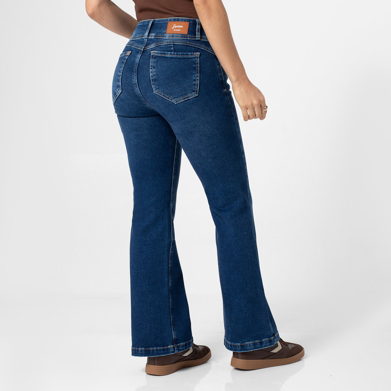 PANTALON DENIM STRETCH MUJER LUARYH - 3
