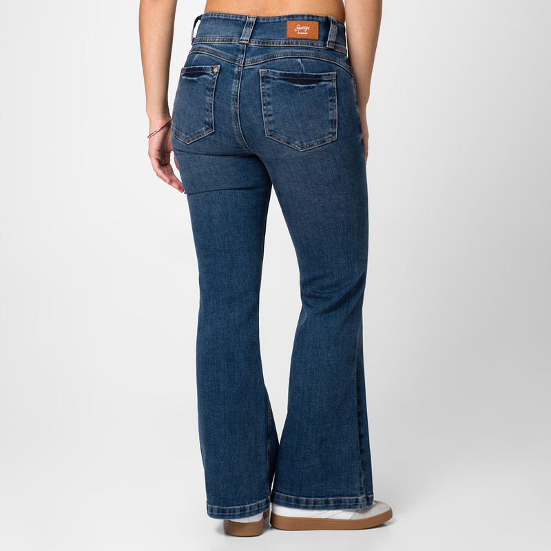PANTALON DENIM STRETCH MUJER LUARYH - 3