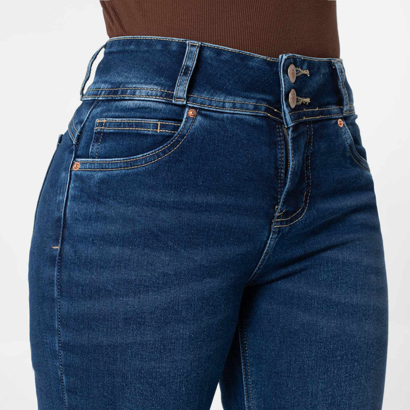PANTALON DENIM STRETCH MUJER LUARYH - 4