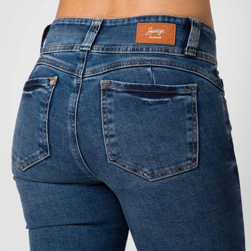 PANTALON DENIM STRETCH MUJER LUARYH - 5