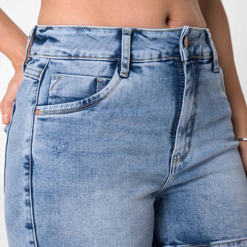 SHORT DENIM STRETCH MUJER HOLISA 2 - 3
