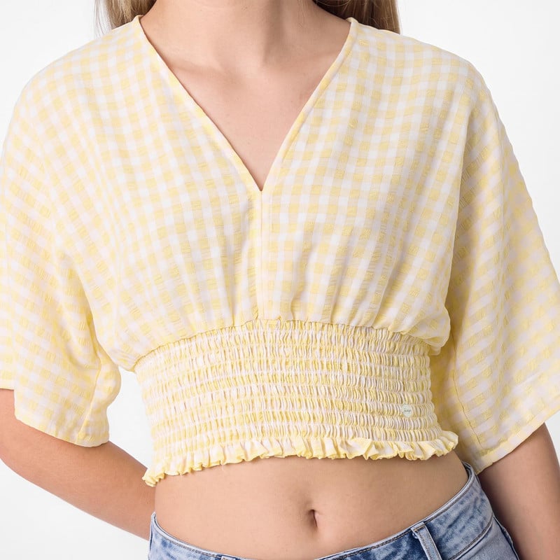 BLUSAS CUADROS MUJER NIX - 4
