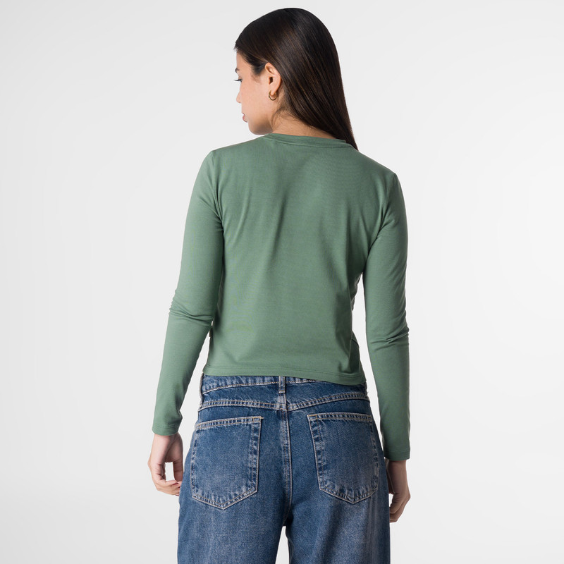 POLOS JERSEY FULL LYCRA MUJER LOARA SOLIDO - 3