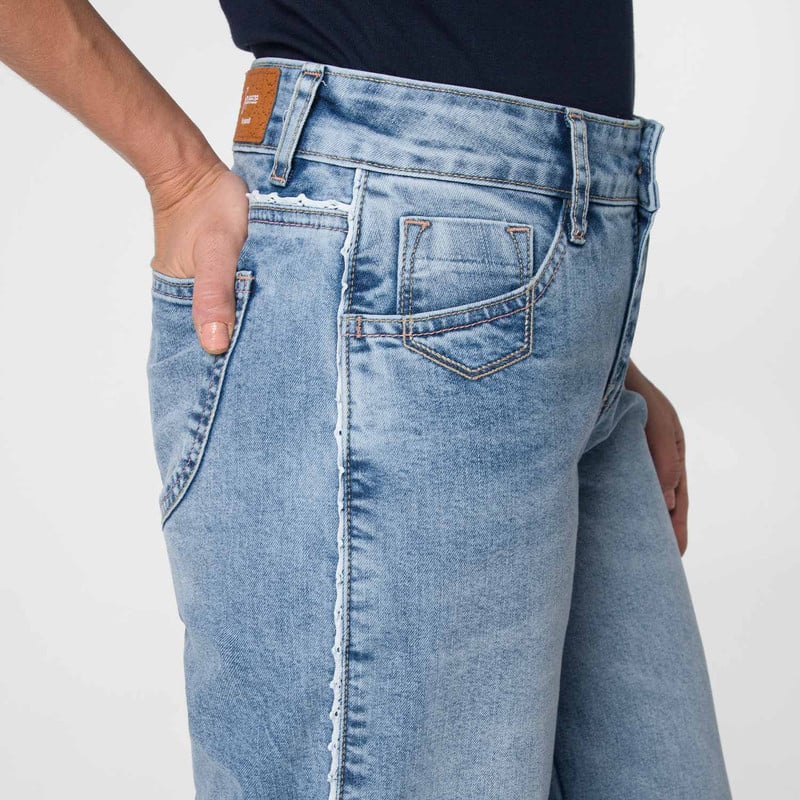 PANTALON DENIM STRETCH MUJER ORIXIA - 4