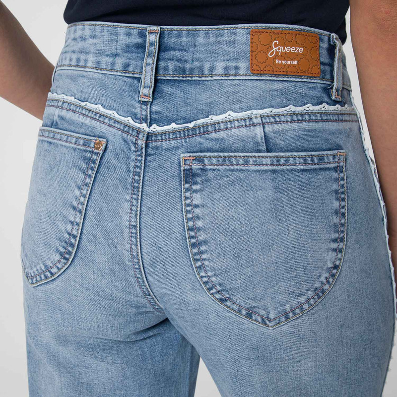 PANTALON DENIM STRETCH MUJER ORIXIA - 5